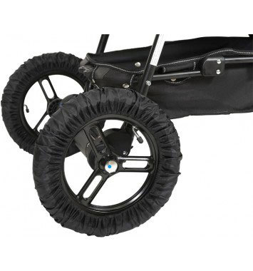 Finns hjulskydd till barnvagnar med stora hjul?