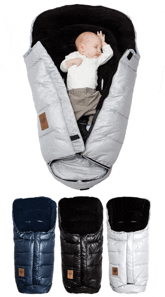Mummy bag är en varm åkpåse till alla barnvagnar
