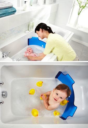 Smarta BabyDam gör om ditt badkar till en badbalja