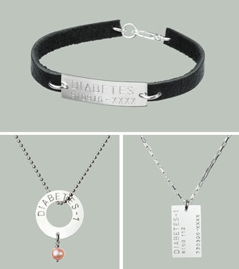 Fina namnsmycken informerar om kroniska sjukdomar 