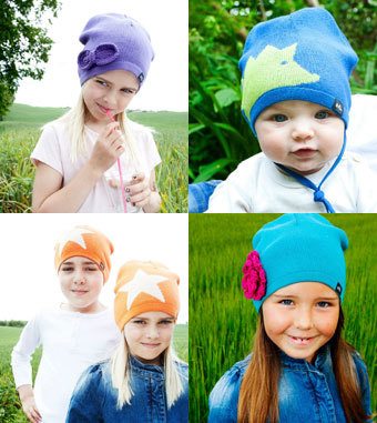 Mjuka ekologiska vårmössor från Bellio