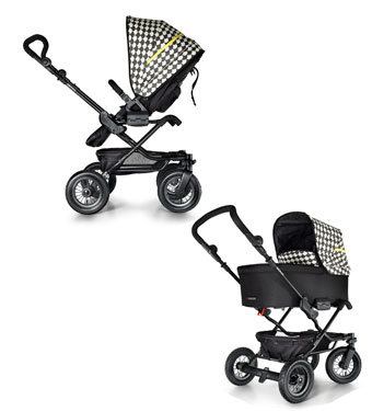 Kronan City - extra smal barnvagn med tyg från Littlephant