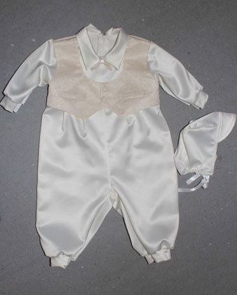 Fina pojkar i dopoverall Filip i satin och brokad