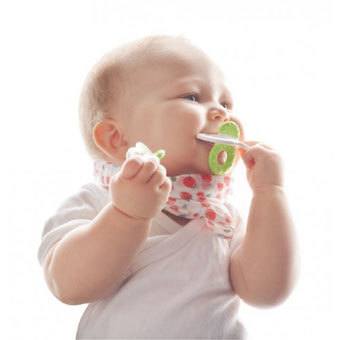 Mam Bite & Relax bitringar passar för babyns första tänder