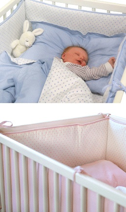 Söta sängkläder och spjälskydd från BLISS Sthlm