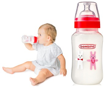 Stor vällingflaska från Bambino