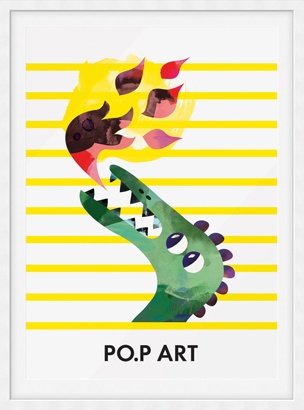 Popkonst i barnens rum från Polar O. Pyret