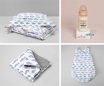 Fina fiskar i blått från Garbo & Friends