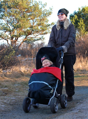 Formsydda täcken för barnvagnen i ny design
