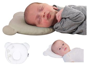 Kudde mot platt huvud från Candide nu i ekologisk bomull