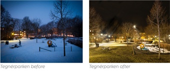 Upplyst lekplats förbättrar barns välmående