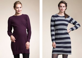 Stickade amningströjor och amningsklänningar från Boob