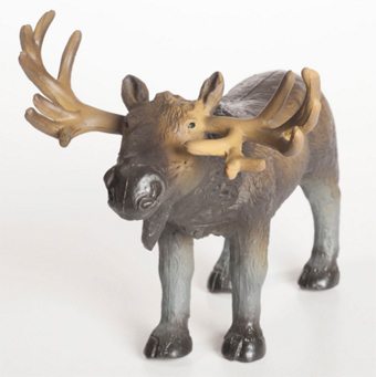 Plastbanta med ekologiska leksaksdjur