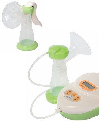 2 nya bröstpumpar för bekväm pumpning