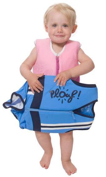 Flytande baddräkten Plouf  kan hjälpa barn lära sig simma