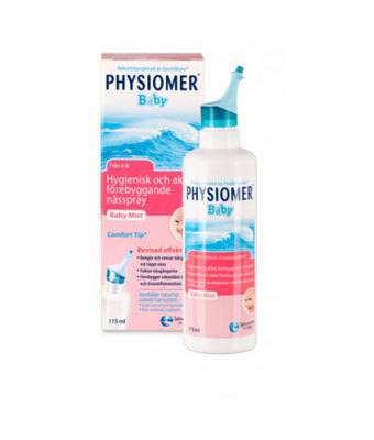 Physiomer baby mist är en nässpray för spädbarn