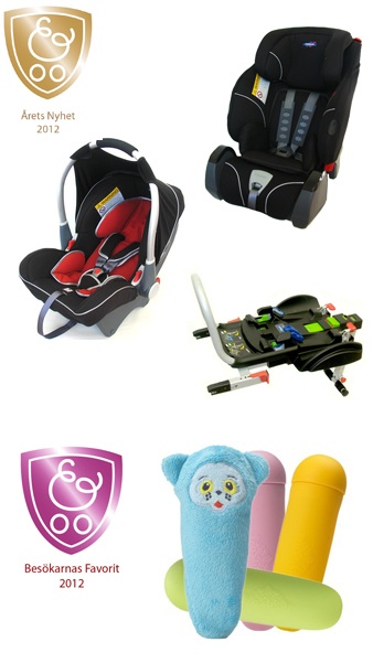 Klippan bilstolskoncept är Årets Nyhet 2012 - Bulglass är Besökarnas Favorit