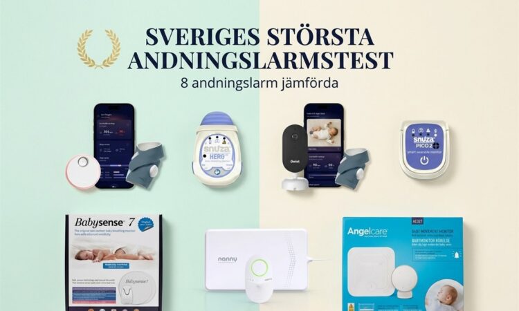 Sveriges storsta andningslarmstest - 8 andningslarm jamforda