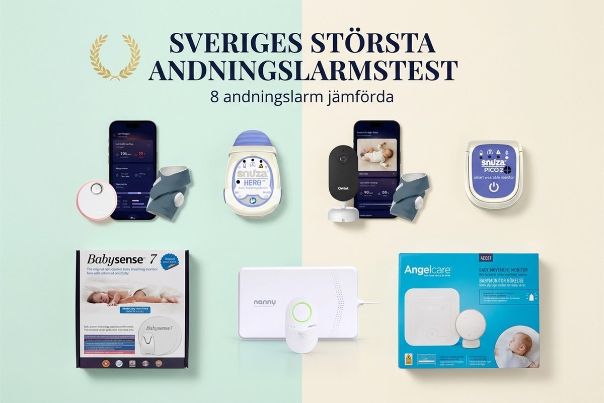 Sveriges storsta andningslarmstest - 8 andningslarm jamforda