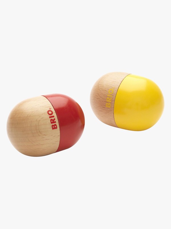BRIO klotmaracas i trä