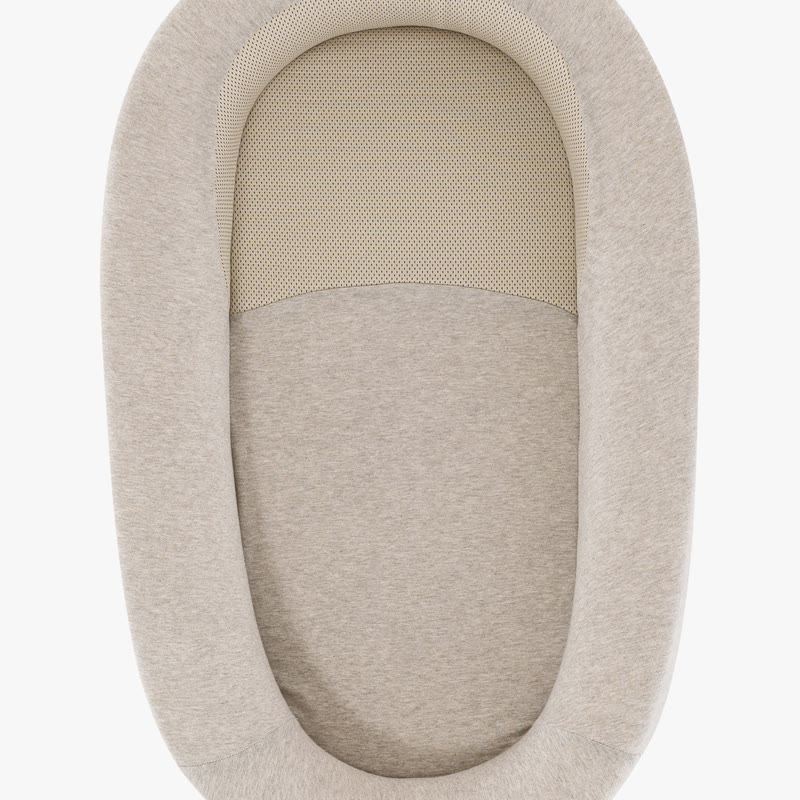 Träumeland Home Air babynest beige med ventilerande 3D-spacertyg